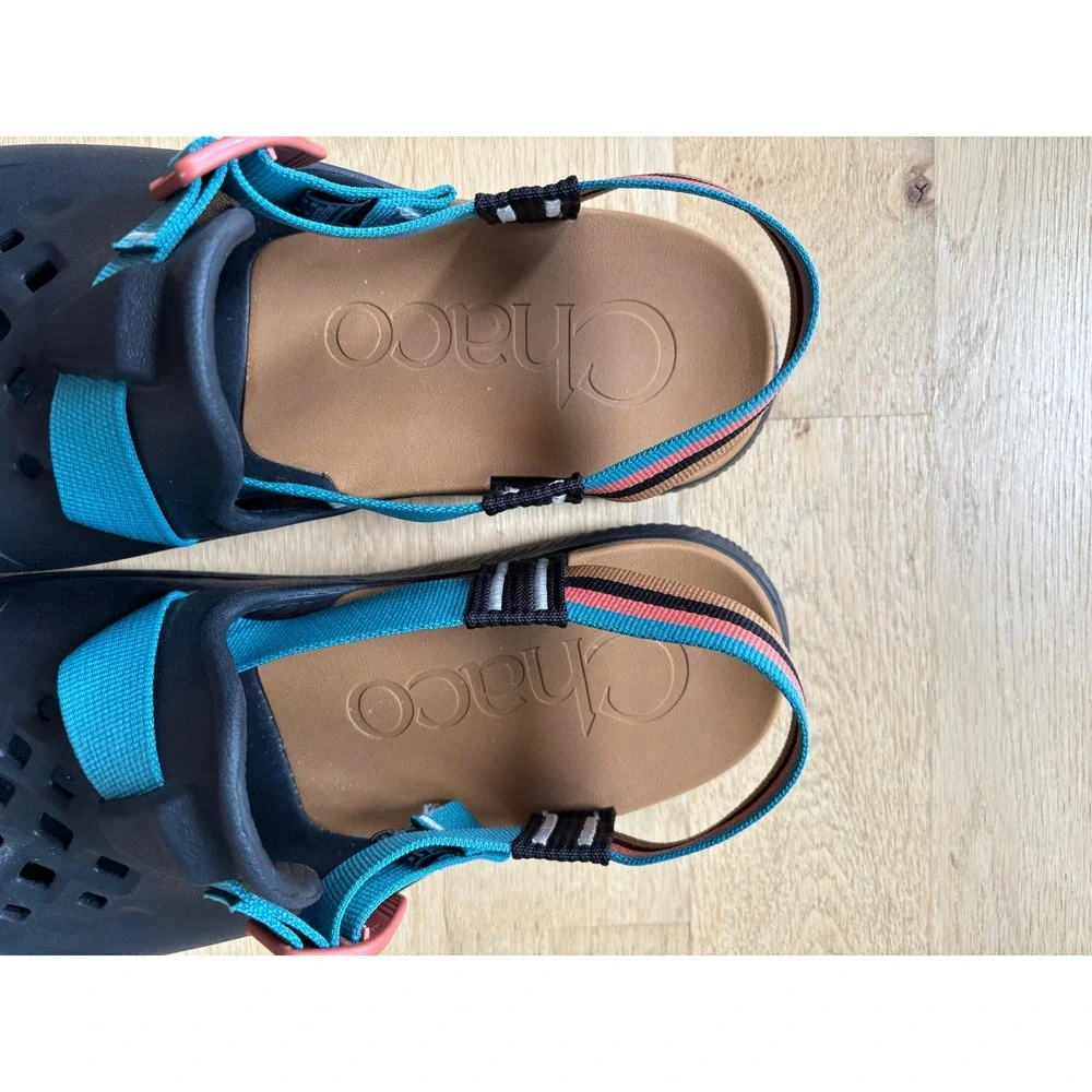 Chaco Men Chillos Clogs Croc Retro Black Sandals Shoe Camp Gorpcore Size 11